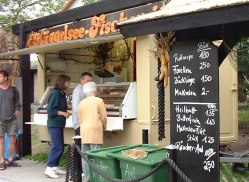 Der Verkaufsstand an der Mggelspree